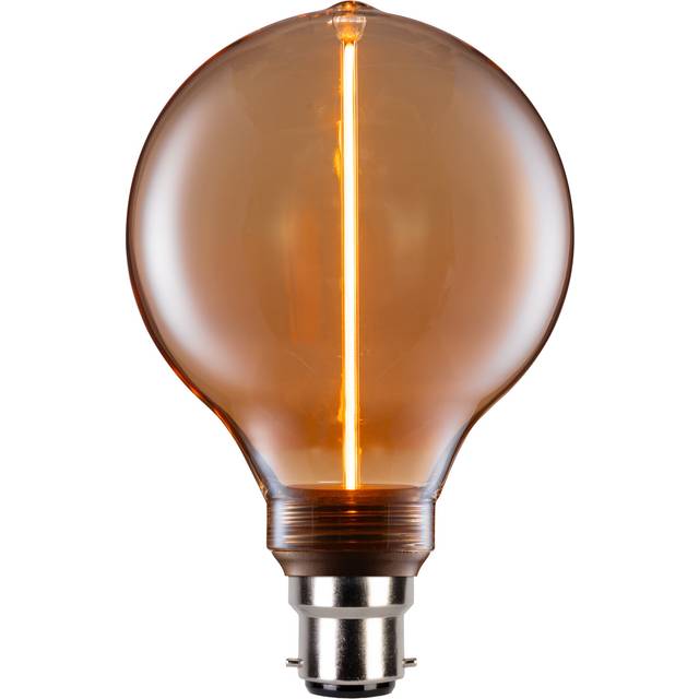 TCP Filament Amber Globe G95 120L B22 Warm White Bulb - Warm White