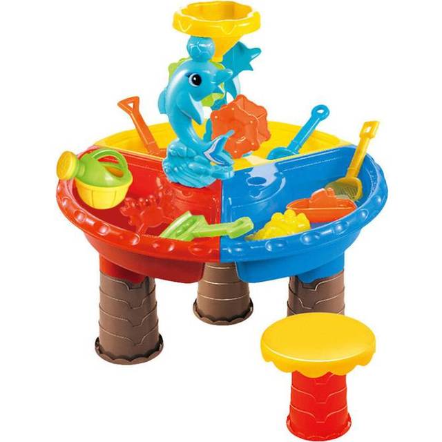 (C) Sand Water Table Outdoor Garden Sandbox Set Play Sand Table Toddler Kids Outdoor Play Summer Beach Toys Children's Gifts
