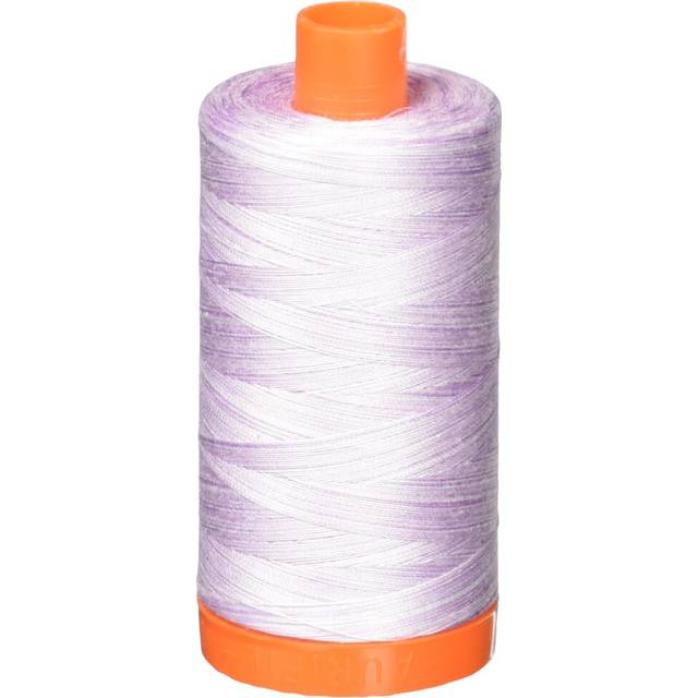 Aurifil Cotton Mako 50wt French Lilac Variegated Thread Large Spool 1421 yard MK50 3840