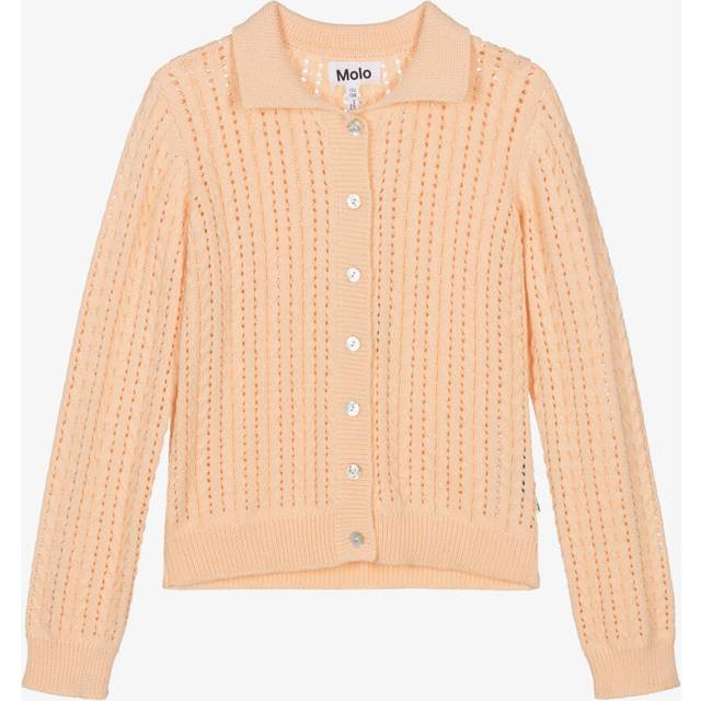 Molo Gwendolyn Knitted Cardigan Pale Melon | Orange | 110/116 cm