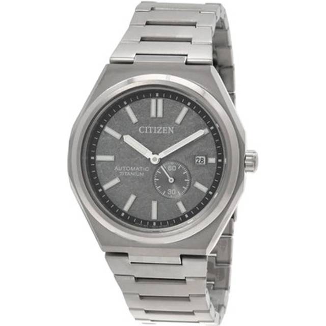 Citizen Zenshin Super Titanium Grey Dial Automatic NJ0180-80H 100M Men's Watch grå