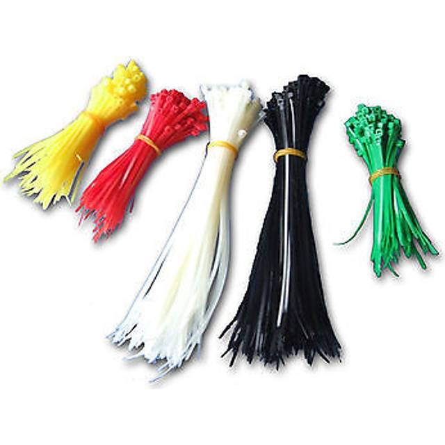 Marksman 500pc nylon cable ties multicolour
