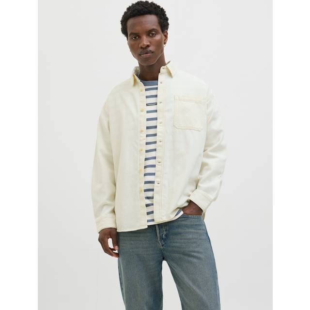 Wide Fit Denim Shirt