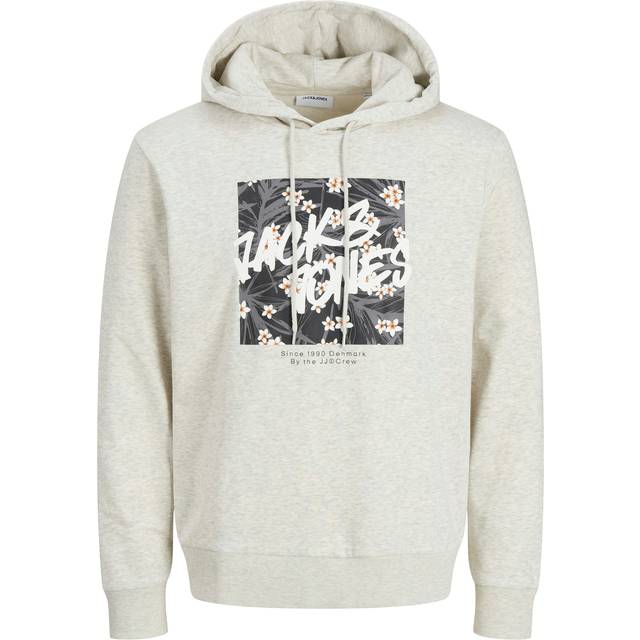 Logotyp Hoodie - Vit - S