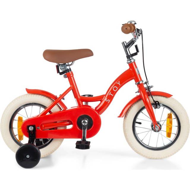 Stoy - 12" Vintage Cykel Röd - Röd