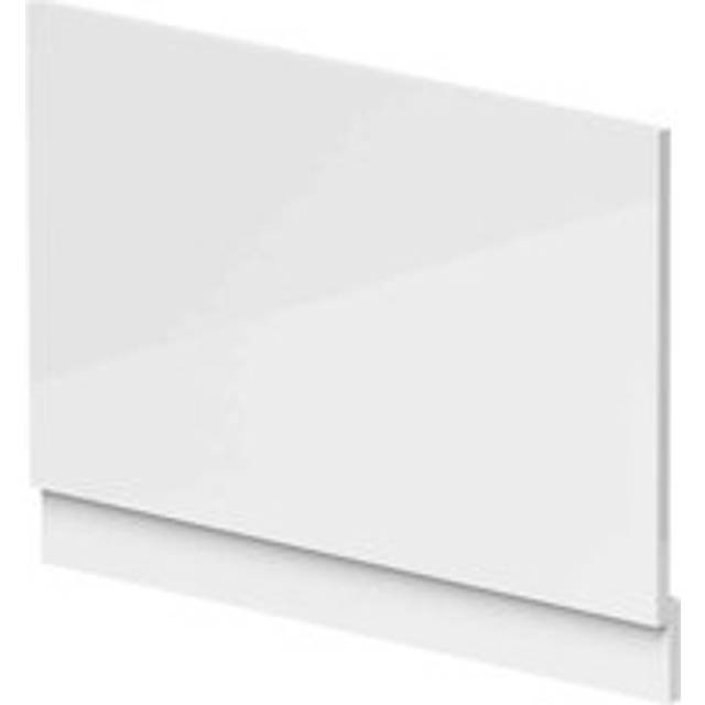 Hudson Reed Fusion 800Mm Bath End Panel - White, White