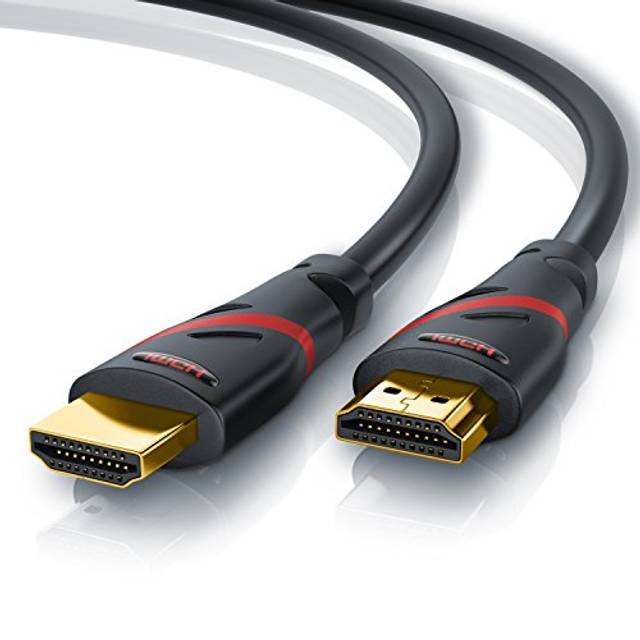 CSL - 8k / 4k HDMI Cable 2.1/2.0 4m - 8K @ 60Hz - 4K @ 120Hz - 48 Gbit/s - 3D - Ultra High Speed with Ethernet - TV Blu-ray PS5 Xbox Series X Switch -