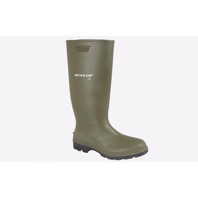 Green Dunlop Pricemastor Contract Wellingtons: UK 13
