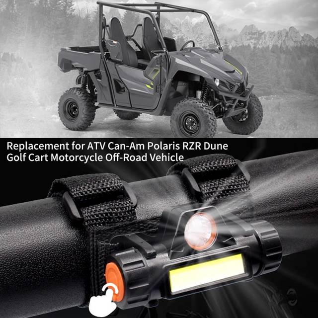 UTV LED Light Roll Bar Mount 1.52.0inch Roll Bar Magnetic Mount Replacement for ATV CanAm Polaris black