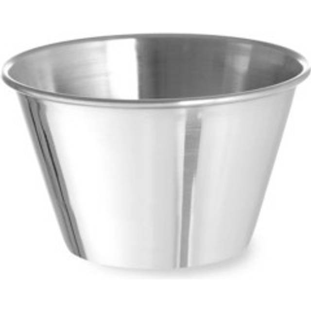 Ramekin skål, kärl för såser och dips, diameter i rostfritt stål. 85 mm 12 st. 175 ml - Hendi 400043
