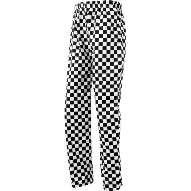 Premier PR553 Essential Chef&apos;s Trousers COLOUR: Black/White (Big Check), Size: XL