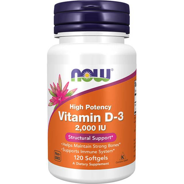 NOW Vitamin D-3 2000 IU - 120 Softgels