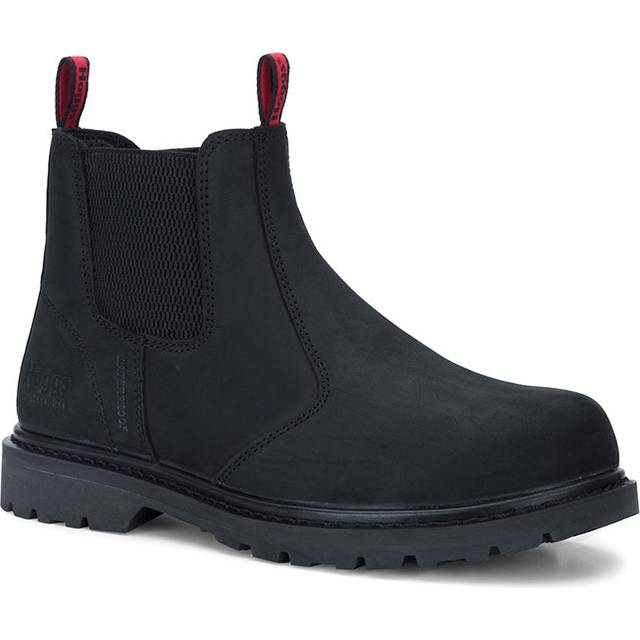 Hoggs of Fife Zeus Safety Dealer Boots - Crazy Horse Black / EU 43