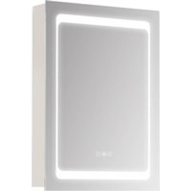 kleankin LED Illuminated Bathroom Mirror Cabinet with LED Lights