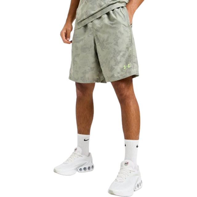 Under Armour Woven Camo Shorts - Green - Mens