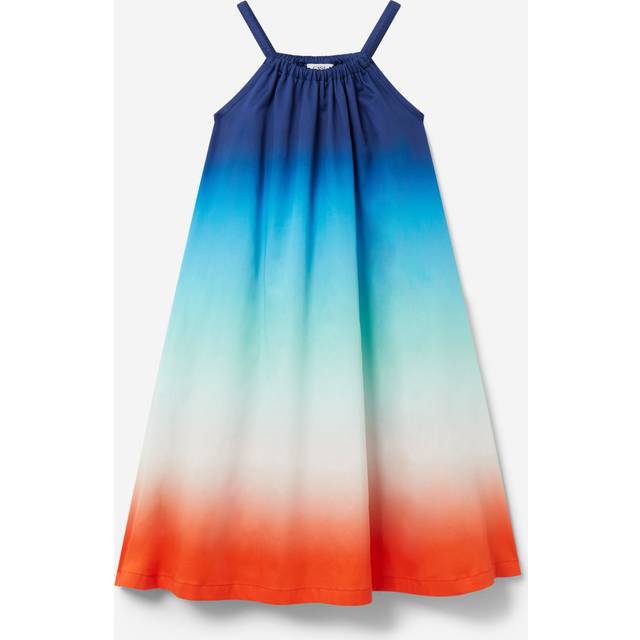 Blue Gradient Summer Dress