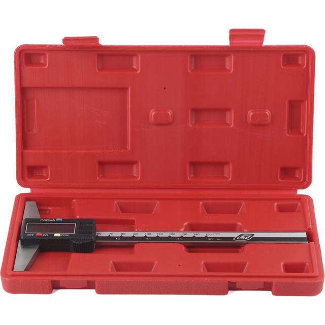 High Accuracy Stainless Steel Digital Depth Vernier Caliper Gauge Measuring Tool 0150mm 0.01mm white