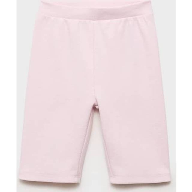 Ribbed short leggings pink - Kids - 7-8 years - MANGO KIDS - Pink