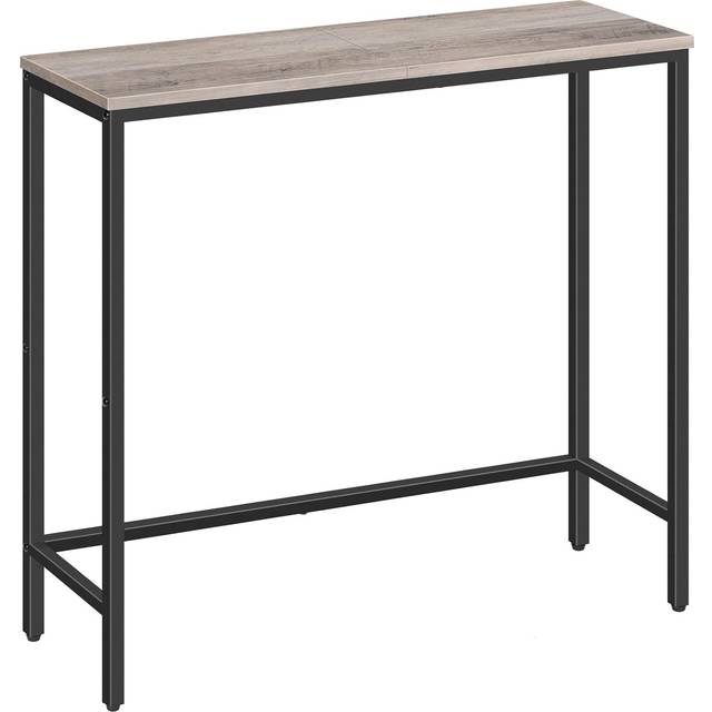 Hoobro Slim Console Table For Hallway Display Sofa Table For Small Space Greige
