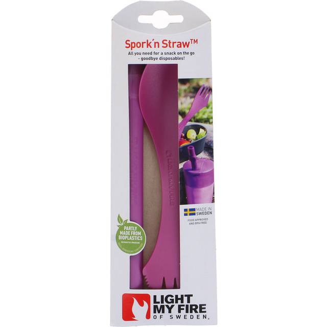 Light My Fire Spork & Sugrör Pink
