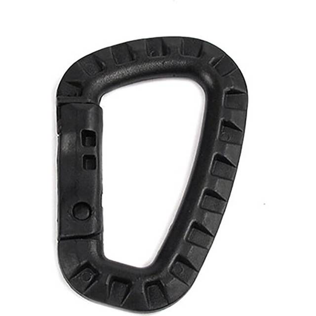 (a-Black) Webbing Lock Grimlock Attach quickdraw Buckle Snap Shackle Carabiner Clip Mountain Molle Camp Hike Backpack climb Outdoor