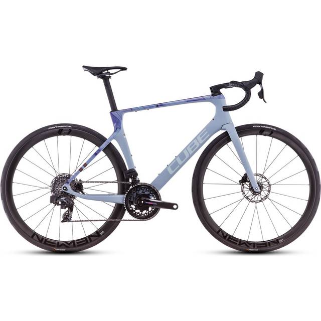 CUBE Agree C:62 SLX Force eTap AXS Road Bike - Pigeon Blue/Art