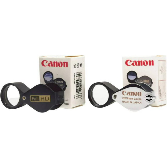 Canon Full Hd 10x18 Mm Jewelry Amulet Magnifier Loupe Anti-reflective Len K