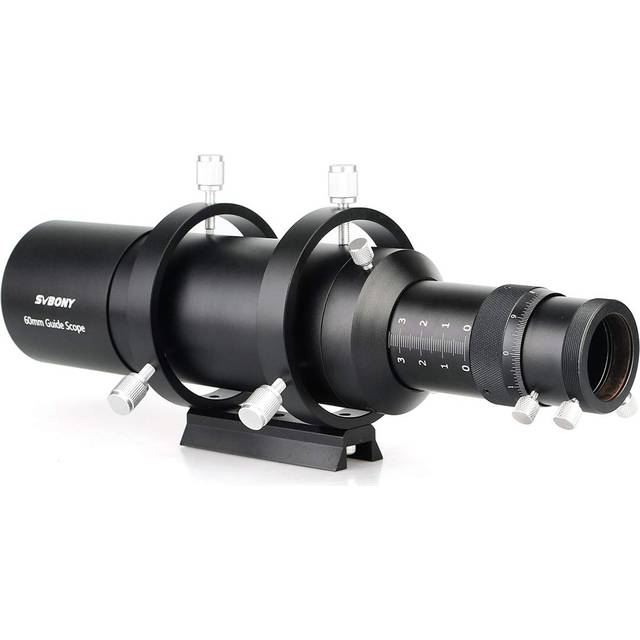 SVBONY SV106 Guide Scope Double Helical Focuser Telescope Finder Mini Guide Scope Astronomical Telescope Accessories 60mm 240mm Focal Length F/4
