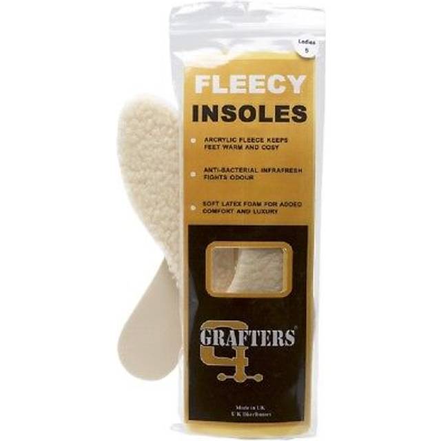 (6) GRAFTERS 0 Acrylic Fleece x6 Pairs Ladies Fleecy Insoles 0