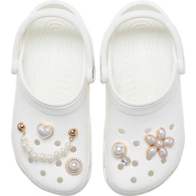 Crocs  Aftercare kit JIBBITZ Dainty Pearl Jewelry 5 Pack  - One size - White - One size