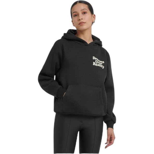 Women's hooded sweatshirt Miss Tee Dreams Over Reality - Noir