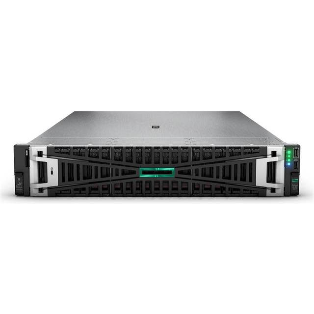HPE ProLiant DL380 Gen11 - Server - kan monteras i rack 2U - 2-vägs - 1 x Xeon Silver 4514Y / upp till 3.4 GHz - RAM 64 GB - SATA/SAS/NVMe - hot-swap 2.5" vik/vikar - HDD 2 x 2.4 TB - 10 Gigabit Ethernet - inget OS - skärm: ingen - Smart Choice