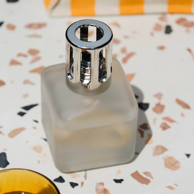 Maison berger summer cube citronella fragrance lamp gift pack - frosted green