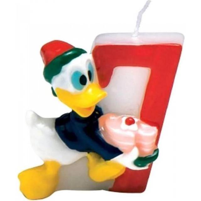 Disney Number 7 Donald Duck Birthday Candle