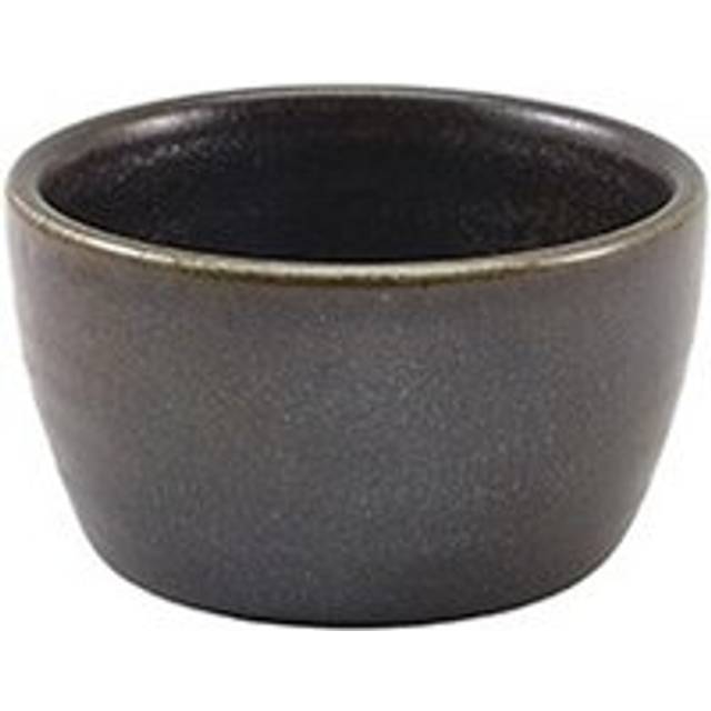 GenWare Terra Porcelain Cinder Black Ramekin 13cl (1 x 12)