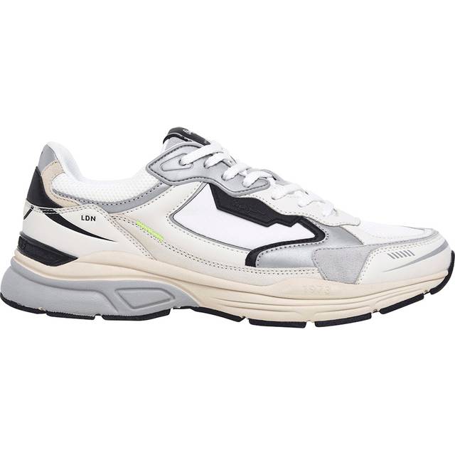 Pepe Jeans for man. PMS60034 Dave Origin Leather Sneakers white (43), Flat, Laces, Casual