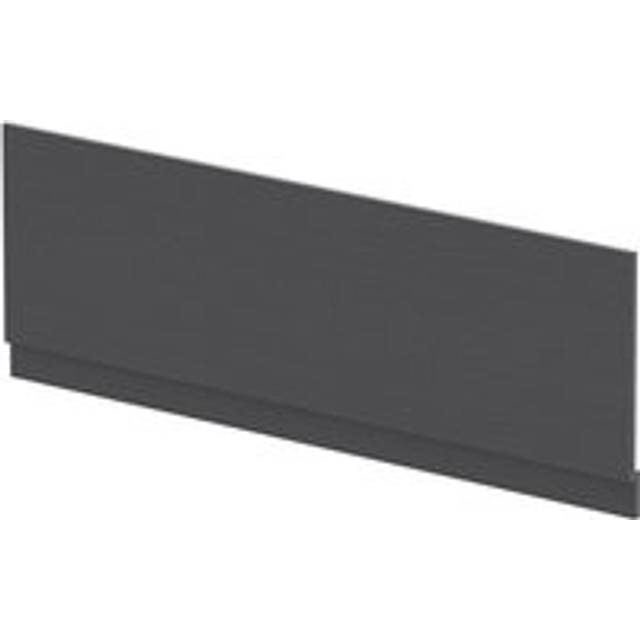 Nuie Woodgrain Bath Front Panel | Graphite Grey | MDF | 1700mm