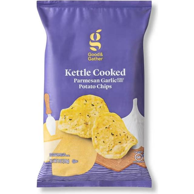 Good & Gather Parmesan Garlic Kettle Chips 8oz
