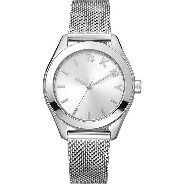 DKNY, Watches, female, Gray, ONE SIZE, Elegant Stainless Steel Analog Quartz Watch