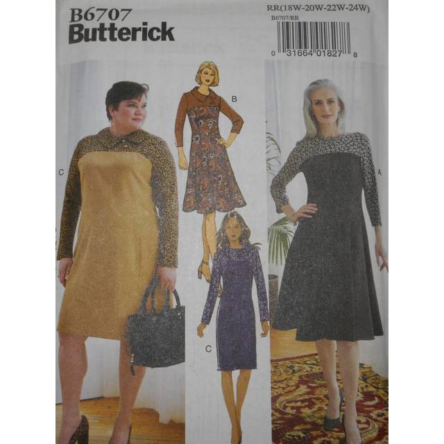 Butterick Paper Sewing Pattern 6707
