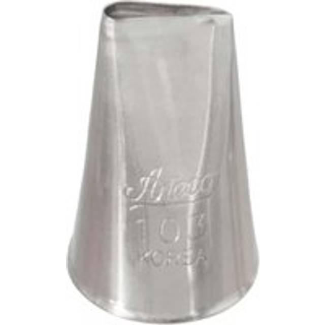 No.103 Flower Petal Narcissus Metal Piping Nozzle - Grey
