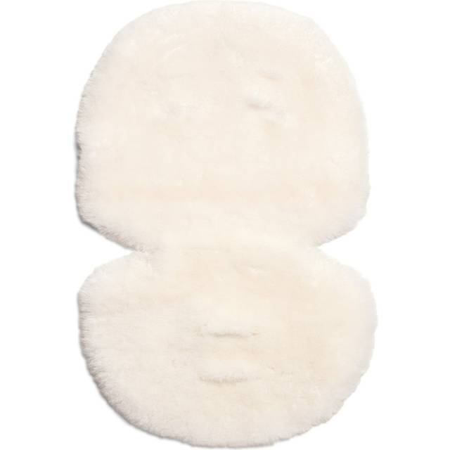 Luxury Sheepskin Pushchair Liner - Glacier White