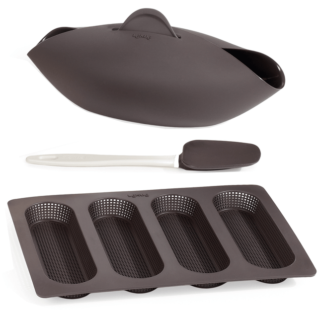 Lekue Essential Bread Baking Kit, Brown