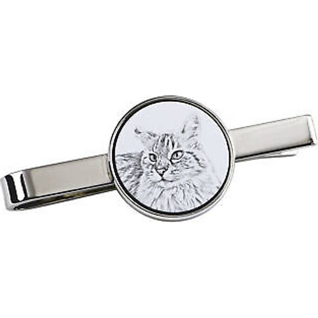 Balinese Links Tie Clip With Cat Art-dog