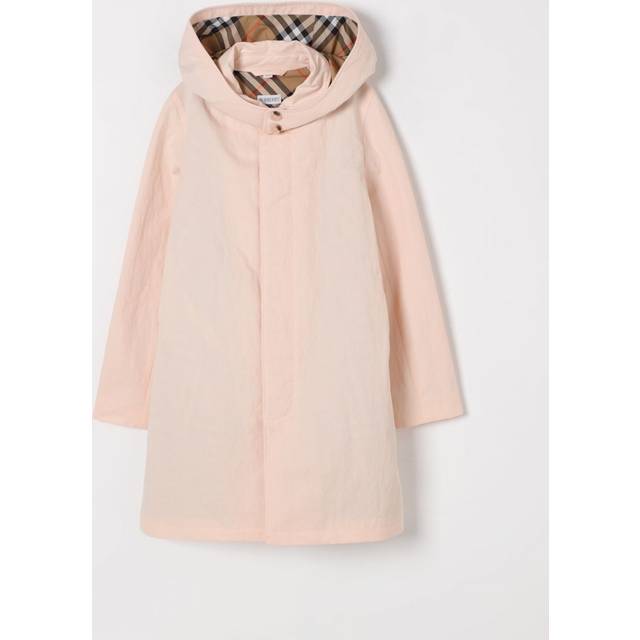 Coat BURBERRY Kids color Blush Pink - 8
