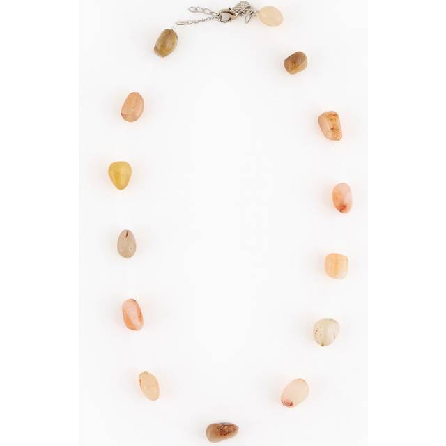 Necklace with semi-precious gemstones