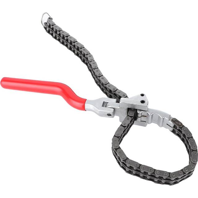 Chain Type Oil Filter Wrench Spanner 13.8in Long Handle Ergonomic Auto Car Repairing Tool
