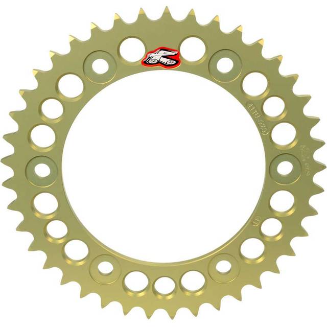 Renthal Motorcycle Rear Hard Anodised Sprocket - 47 Tooth Hard Anodised