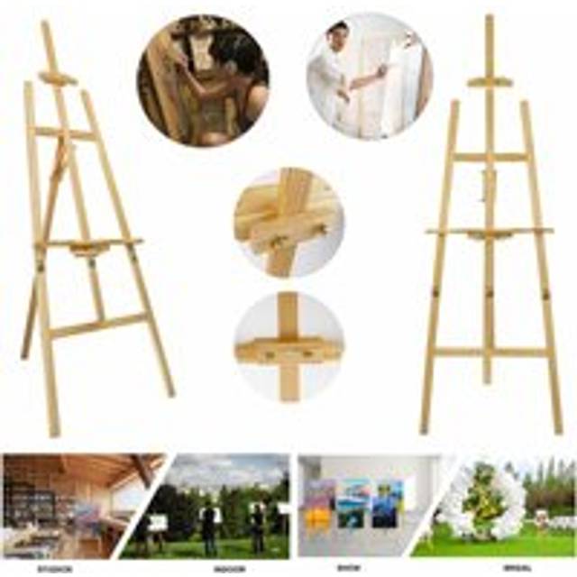 Floor Stand Studio Wooden Easel Display Art Craft Artist Wedding Painting 175cm