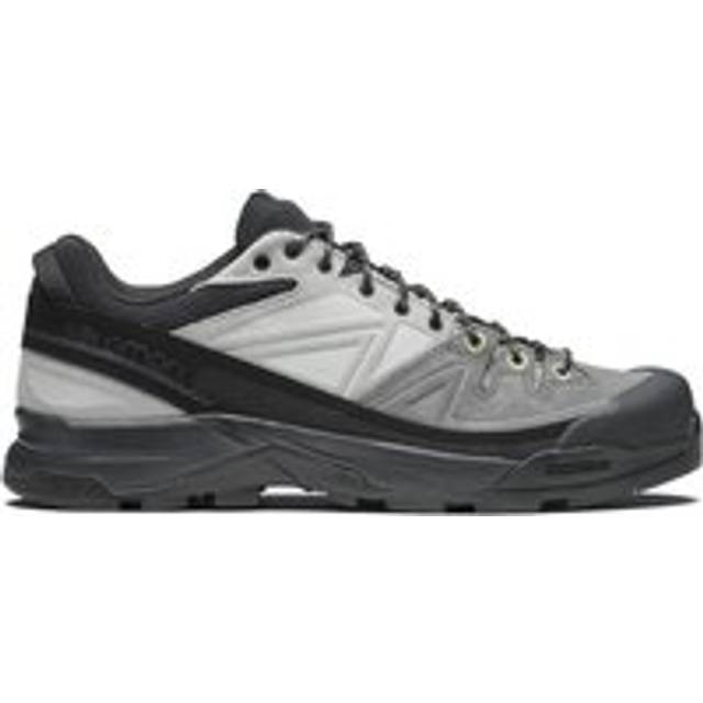 Salomon S LAB X-Alp Leather Sneaker (Black/Castlerock/Dark Citron - 7) - Size 7 - Men's